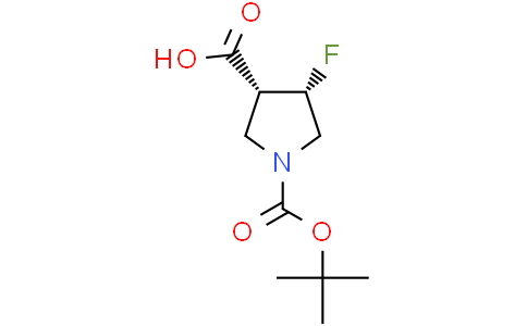 cis-1-tert-butoxycarbonyl-4-fluoro-pyrrolidine-3-carboxylic acid