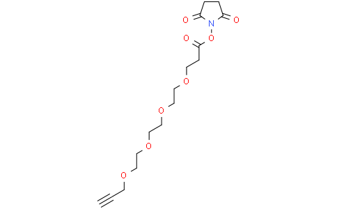 Propargyl-PEG4-NHS esterCas:1428629-70-2