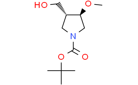 tert-butyl (3R,4R)-3-(hydroxymethyl)-4-methoxypyrrolidine-1-carboxylate