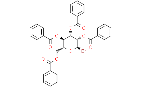 [(2R,3R,4S,5S,6R)-3,4,5-Tribenzoyloxy-6-bromooxan-2-yl]methyl benzoateCas:14218-30-5