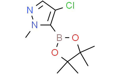 4-chloro-1-methyl-5-(tetramethyl-1,3,2-dioxaborolan-2-yl)-1H-pyrazole