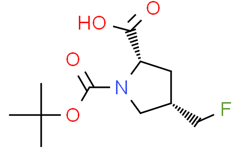 (2S,4S)-1-[(tert-butoxy)carbonyl]-4-(fluoromethyl)pyrrolidine-2-carboxylic acid