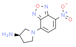 (R)-(-)-NBD-APy [即(R)-(-)-4-硝基-7-(3-氨基吡咯烷-1-基)-2，1，3-苯并恶二唑],98%