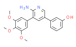 3-[6-氨基-5-(3,4,5-三甲氧基苯基)-3-吡啶基]苯酚
