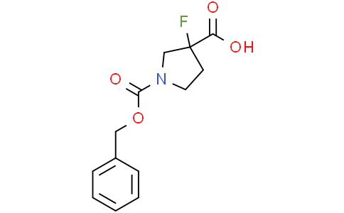 1-[(benzyloxy)carbonyl]-3-fluoropyrrolidine-3-carboxylic acid
