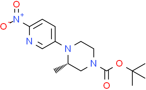 tert-butyl (3S)-3-methyl-4-(6-nitropyridin-3-yl)piperazine-1-carboxylate