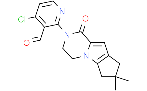4-chloro-2-{4,4-dimethyl-9-oxo-1,10-diazatricyclo[6.4.0.02,]dodeca-2(6),7-dien-10-yl}pyridine-3-carbaldehyde