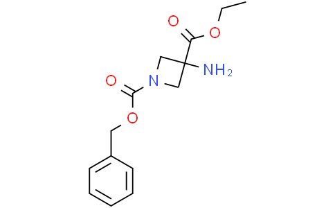 1-benzyl 3-ethyl 3-aminoazetidine-1,3-dicarboxylate