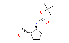 (1S，2S)-2-((叔丁氧羰基)氨基)环戊烷羧酸,≥95%