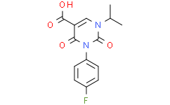 3-(4-FLUOROPHENYL)-1-ISOPROPYL-2,4-DIOXO-1,2,3,4-TETRAHYDROPYRIMIDINE- 5-CARBOXYLIC ACID