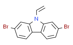 2，7-二溴-9-乙烯基-9H-咔唑,98%