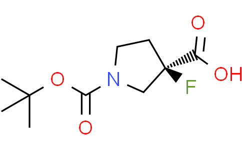 (3R)-1-[(tert-butoxy)carbonyl]-3-fluoropyrrolidine-3-carboxylic acid