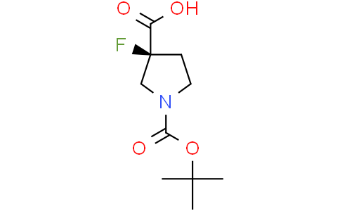 (3S)-1-[(tert-butoxy)carbonyl]-3-fluoropyrrolidine-3-carboxylic acid