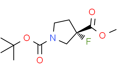 1-tert-butyl 3-methyl (3S)-3-fluoropyrrolidine-1,3-dicarboxylate