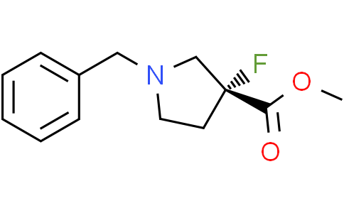 methyl (3R)-1-benzyl-3-fluoro-pyrrolidine-3-carboxylate
