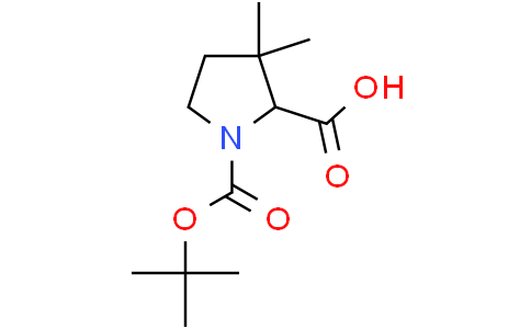 1-[(tert-butoxy)carbonyl]-3,3-dimethylpyrrolidine-2-carboxylic acid