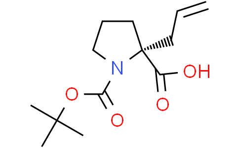 (2R)-2-allyl-1-tert-butoxycarbonyl-pyrrolidine-2-carboxylic acid
