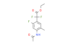 ethyl 2-(4-acetamido-2-fluoro-5-methylphenyl)-2，2-difluoroacetate,95%
