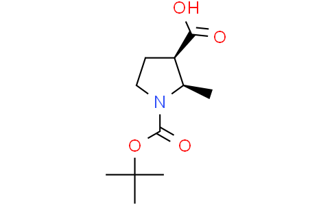 (2R,3R)-1-[(tert-butoxy)carbonyl]-2-methylpyrrolidine-3-carboxylic acid