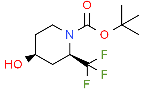 tert-butyl cis-4-hydroxy-2-(trifluoromethyl)piperidine-1-carboxylate