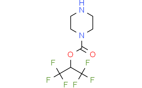 [2,2,2-trifluoro-1-(trifluoromethyl)ethyl] piperazine-1-carboxylate