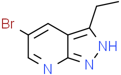 5-broMo-3-ethyl-1H-pyrazolo[3,4-b]pyridine