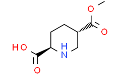 2,5-Piperidinedicarboxylic acid, 5-Methyl ester, (2R,5S)-rel-