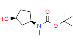 tert-butyl N-[cis-3-hydroxycyclopentyl]-N-methyl-carbamate