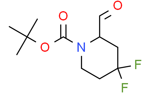 tert-butyl 4,4-difluoro-2-formylpiperidine-1-carboxylate