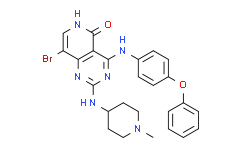 8-溴-2-[(1-甲基-4-哌啶基)氨基]-4-[(4-苯氧基苯基)氨基]吡啶并[4,3-d]嘧啶-5(6H)-酮
