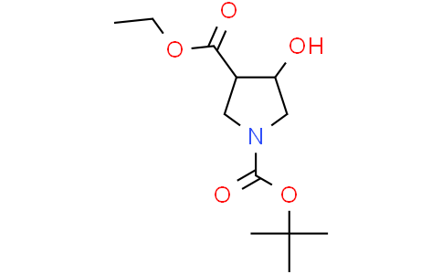 1-tert-butyl 3-ethyl 4-hydroxypyrrolidine-1,3-dicarboxylate