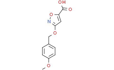 3-[(4-methoxyphenyl)methoxy]isoxazole-5-carboxylic acid