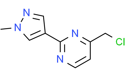 4-(chloromethyl)-2-(1-methylpyrazol-4-yl)pyrimidine