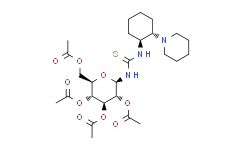 N-[(1S，2S)-2-(1-哌啶氨基)环己基]-N'-(2，3，4，6-四-O-乙酰基-Β-D-吡喃葡萄糖基)硫脲,98%