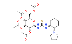 N-[(1S，2S)-2-(1-吡咯烷基)环己基]-N'-(2，3，4，6-四-O-乙酰基-Β-D-吡喃葡萄糖基)硫脲,98%