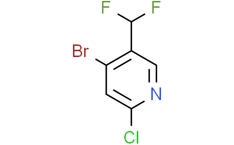 4-bromo-2-chloro-5-(difluoromethyl)pyridine