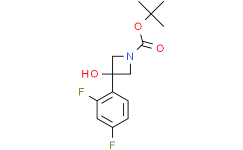 tert-butyl 3-(2,4-difluorophenyl)-3-hydroxyazetidine-1-carboxylate