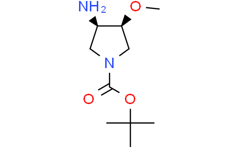 tert-butyl (3R,4S)-3-amino-4-methoxy-pyrrolidine-1-carboxylate