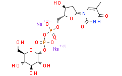 胸苷-5′-二二氧磷基-α-D-葡萄糖二钠盐