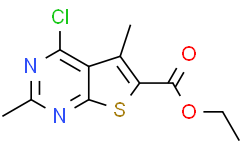 ETHYL 4-CHLORO-2,5-DIMETHYLTHIENO[2,3-D]PYRIMIDINE-6-CARBOXYLATE