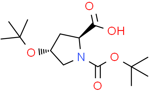 (2S,4R)-4-(tert-butoxy)-1-[(tert-butoxy)carbonyl]pyrrolidine-2-carboxylic acid