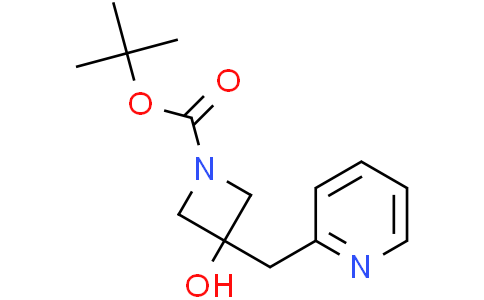 tert-butyl 3-hydroxy-3-[(pyridin-2-yl)methyl]azetidine-1-carboxylate