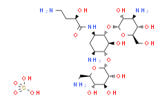 硫酸阿米卡星(5:9),97%，10%H2O