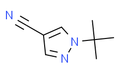 1-叔丁基-4-氰基-1H-吡唑,97%