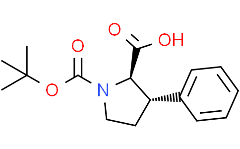 trans-1-tert-butoxycarbonyl-3-phenyl-pyrrolidine-2-carboxylic acid