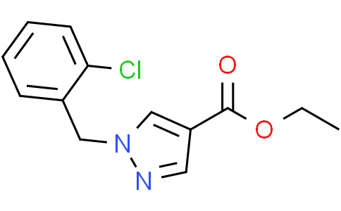 ethyl 1-[(2-chlorophenyl)methyl]pyrazole-4-carboxylate