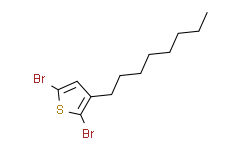 2，5-二溴-3-辛基噻吩,≥98%，GC
