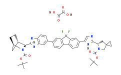 (1R，3S，4S)-3-(6-(7-(2-((S)-5-(叔丁氧基羰基)-5-氮杂螺[2.4]庚烷-6-基)咪唑-5-基)-9，9-二氟-9H-芴-2-基)-1H-苯并[d]咪唑-2-基)-2-氮杂二环[2.2.1]庚烷-2-羧酸乙酯草酸盐,97%
