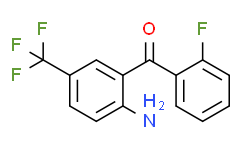 (2-氨基-5-(三氟甲基)苯基)(2-氟苯基)甲酮,≥95%