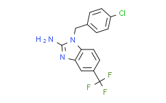1-[(4-氯苯基)甲基]-5-(三氟甲基)苯并咪唑-2-胺,>98%